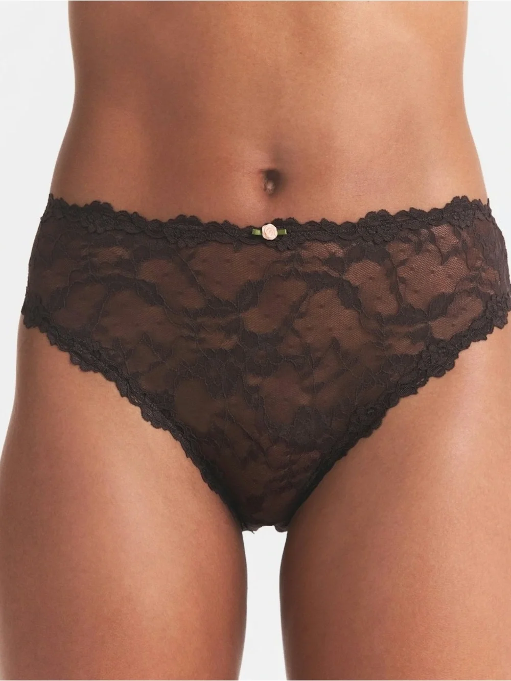 🤎SKIMS STRETCH LACE BRIEF IN ESPRESSO S M
